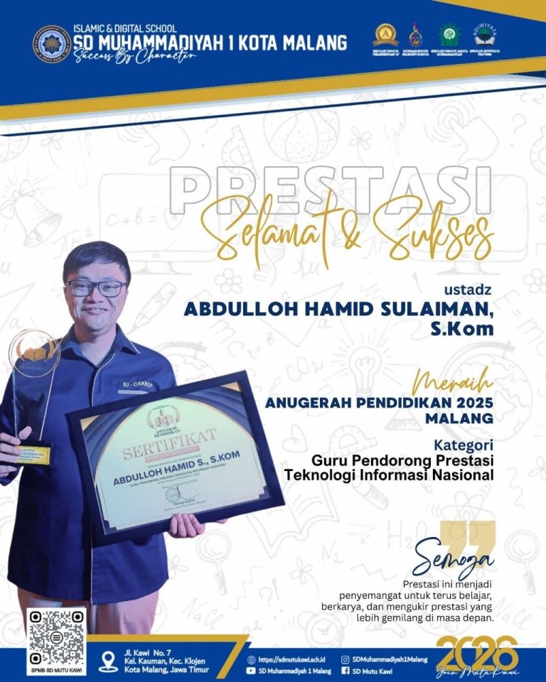 Anugerah Pendidikan 2025 Malang - Guru Pendorong Prestasi Teknologi Informasi Nasional