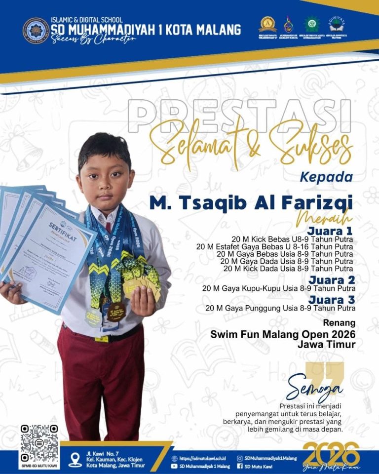 Juara 1 2 3 Putra Swim Fun Malang Open 2026