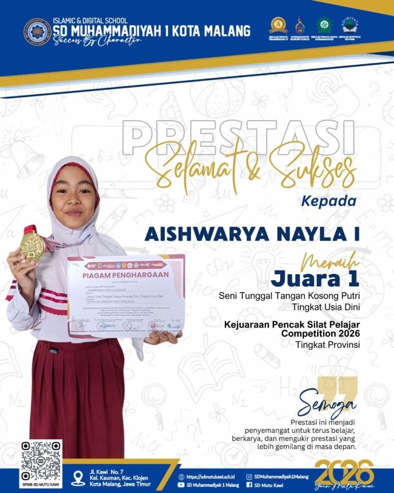 Juara 1 Pnecak silat pelajar