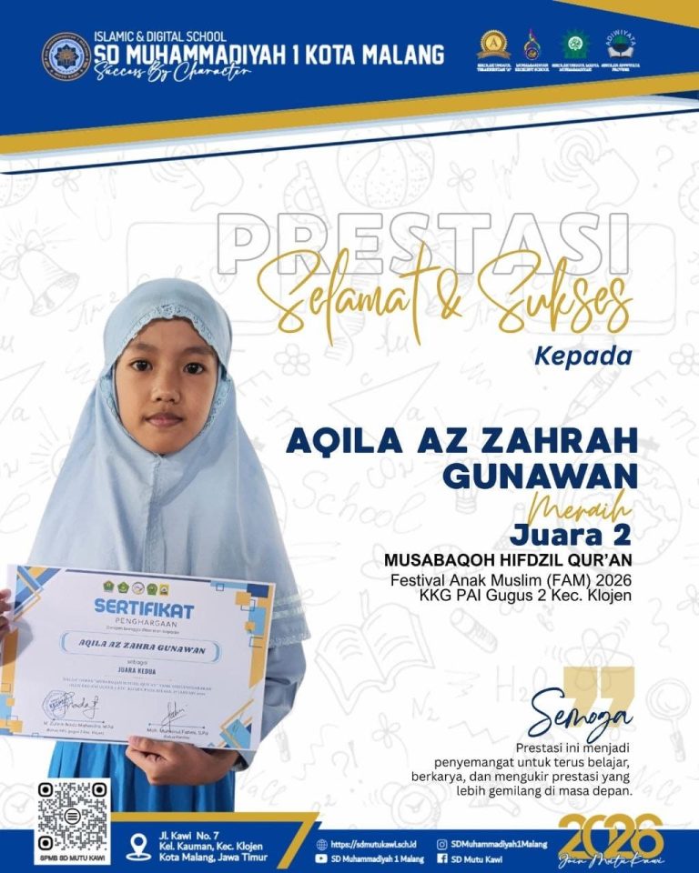 Juara 2 Musabaqoh Hifdzil Qur'an