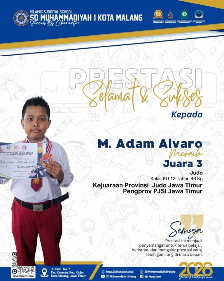 Juara 3 Putra Judo